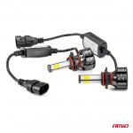 Amio – Led HB3 9005 Cob 12/24V 38W 6500K 3800lm Σειρά Cob Για Ισχυρό Λευκό Φωτισμό & Καθαρή Ορατότητα – 2 Τεμ. (02846/AM)