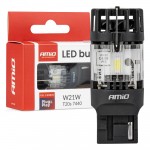 Amio – Led Csp T20D W21/5W 7443 Καρφωτό 12V 66W 4800lm 6500K Full Canbus Για Στοπ & Θέσης Ισχυρό Φως – 1 Τεμ. (04687/AM)
