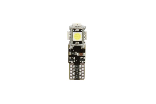 T10 12/30V W2,1x9,5d 80lm 5SMD Led Λευκο (ΚΑΡΦΩΤΟ-ΤΡΙΠΛΟΕΣΤΙΑΚΟ- CAN-BUS)LAMPA - 10 TEM.