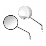 Καθρεπτες Moto Opal Chrome Στρογγυλοι M10x1,25 Dx Χρωμιο Lampa - 2 τεμ.