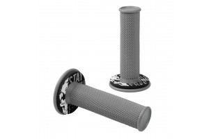 Χερουλια Moto Donut OFF-ROAD ΓΚΡΙ/ΓΚΡΙ 22MM+25MM 12CM 2ΤΕΜ