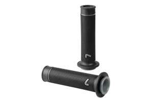 Χειρολαβες Τιμονιου Μηχανης SPORT-GRIP ΜΑΥΡΟ/ΓΚΡΙ (22 mm-12cm/25mm-12,5cm) Lampa - 2 ΤΕΜ.