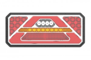 Φαναρι Τρειλερ Πισινο Δεξι RCL-02-R 10-30V Led 236x104x40mm Με Καλωδιο 1ΤΕΜ