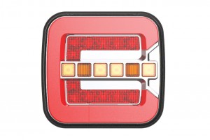 Φαναρι Τρειλερ Πισινο RCL-08-LR 10-30V Led 108x102x38mm Με Καλωδιο 1ΤΕΜ