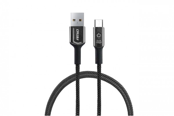 Καλωδιο Φορτισης Και Συγχρονισμου Usb Για Micro Usb 100cm Fulllink UC-11 Amio