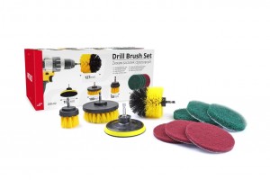 Βουρτσες Καθαρισμου Και Γυαλισματος Σετ 10ΤΕΜ Για Δραπανο DBS-02 Amio