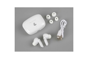 Ακουστικα Ασυρματα Bluetooth Με Θηκη +ΚΑΛΩΔΙΟ Φορτισης USB(ΜΟΥΣΙΚΗ/ΚΛΗΣΕΙΣ/ΜΙΚΡΟΦΩΝΟ) Λευκα Sion 5.0 Lampa - 1 TEM.