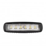 Φως Οπισθεν Και Εργασιας Flood 10-32V 6W 600lm 6x1W Hp Led 160x45x55mm M-TECH - 2 TEM.