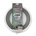 Κουβας ΠΛΥΣΙΜΑΤΟΣ/ΚΑΛΑΘΙ Μεταφορας Αντικειμενων Πτυσσομενος 5>25cm Με Χειρολαβη 10LT ΛΕΥΚΟ/ΓΚΡΙ