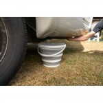 Κουβας ΠΛΥΣΙΜΑΤΟΣ/ΚΑΛΑΘΙ Μεταφορας Αντικειμενων Πτυσσομενος 5>25cm Με Χειρολαβη 10LT ΛΕΥΚΟ/ΓΚΡΙ