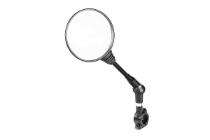 Καθρεπτης Ποδηλατου BIKO+ Στρογγυλος M10x1,25 Με Βαση Στηριξης Τιμονιου 22mm DX/SX Μαυρο Χρωμαlampa - 1 ΤΕΜ.