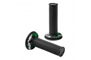 Lampa Moto Donut Off-Road 9057.2-LM Χειρολαβές Ποδηλάτου σε Μαύρο Χρώμα