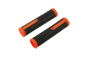 Χερουλια Τιμονιου Ποδηλατου Tpe Υλικο 130mm/22m (ΣΕ 3 Χρωματα ΜΠΛΕ/ΓΚΡΙ/ΠΟΡΤΟΚΑΛΙ) Techno Lampa - 2 Τεμ