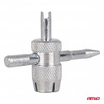 Amio - Πολυεργαλείο Βαλβίδας Ελαστικών 4-σε-1 (4-Way Valve Tool) – Για Αυτοκίνητα, Μοτοσυκλέτες & Ποδήλατα - 1 τεμ. (04471/AM) Amio - Πολυεργαλείο Βαλβίδας Ελαστικών 4-σε-1 (4-Way Valve Tool) – Για Αυτοκίνητα, Μοτοσυκλέτες & Ποδήλατα - 1 τεμ. (04471/AM)