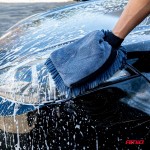 Amio - Σετ Περιποίησης Με Γάντι Πλυσίματος 20x26cm (94g/sqm) Και Πανί Στεγνώματος Μικροϊνών 60x90cm Υψηλής Απορροφητικότητας (800g/sqm) Για Επιβατικά Αυτοκίνητα - 1 Σετ (04489/AM)