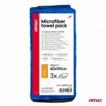 Amio – Πανιά Μικροϊνών 30x40cm 500GSM Για Καθαρισμό & Προστασία Επιφανειών – Σετ 20 Τεμ. (04490/AM)