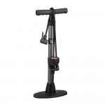 Τρομπα Αερος Ποδηλατου ΔΑΠΕΔΟΥ/ΧΕΙΡΟΣ AIR-TOP1 H480mm Φ38mm Με Μανομετρο Σε Μαυρο Χρωμα 1ΤΕΜ.