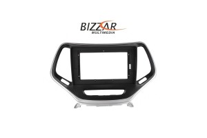 Πρόσοψη, Καλωδίωση & Canbus Box Jeep Cherokee (Ασημί Χρώμα) Για Tablet 9"