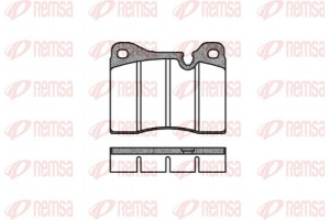 Remsa Προειδοπ. επαφή, Φθορά Υλικού Τριβής Των Φρένων - 0011.30