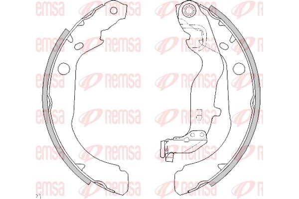 Remsa Σετ Δαγκάνες Φρένων Ανά Άξονα - 4444.00