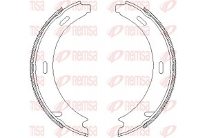 Remsa Σετ Σιαγόνων φρένων, Χειρόφρενο - 4093.01