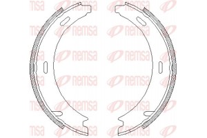 Remsa Σετ Σιαγόνων φρένων, Χειρόφρενο - 4094.02