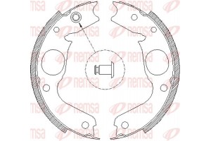 Remsa Σετ Σιαγόνων φρένων, Χειρόφρενο - 4148.00