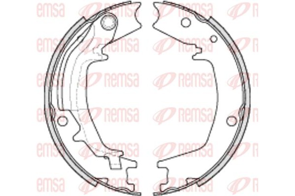 Remsa Σετ Σιαγόνων φρένων, Χειρόφρενο - 4235.00