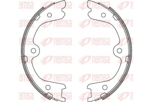 Remsa Σετ Σιαγόνων φρένων, Χειρόφρενο - 4264.00