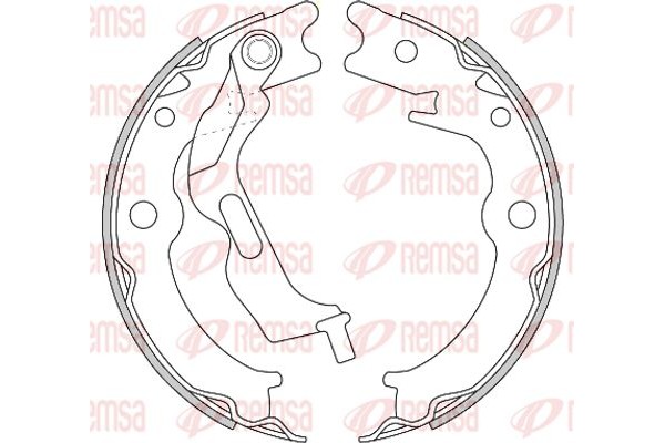 Remsa Σετ Σιαγόνων φρένων, Χειρόφρενο - 4627.00