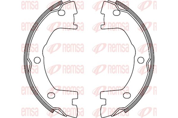 Remsa Σετ Σιαγόνων φρένων, Χειρόφρενο - 4640.00