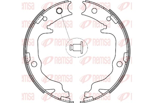 Remsa Σετ Σιαγόνων φρένων, Χειρόφρενο - 4641.00