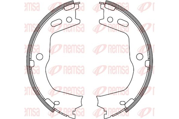 Remsa Σετ Σιαγόνων φρένων, Χειρόφρενο - 4666.00