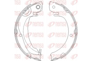 Remsa Σετ Σιαγόνων φρένων, Χειρόφρενο - 4680.00