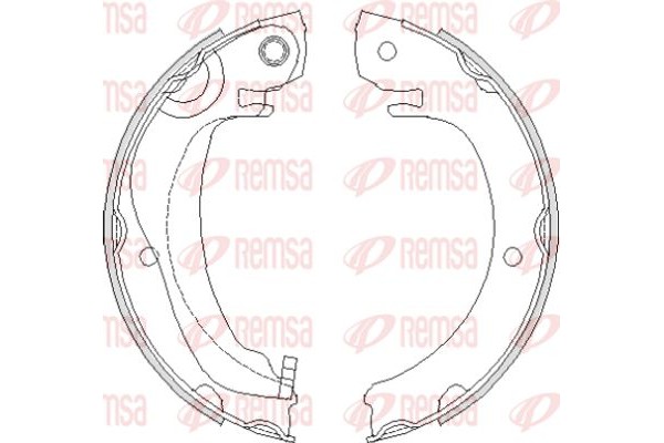 Remsa Σετ Σιαγόνων φρένων, Χειρόφρενο - 4680.00