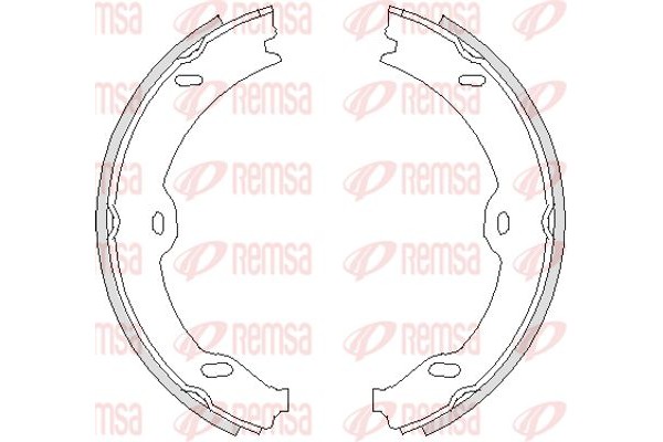 Remsa Σετ Σιαγόνων φρένων, Χειρόφρενο - 4708.00