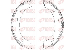 Remsa Σετ Σιαγόνων φρένων, Χειρόφρενο - 4710.01