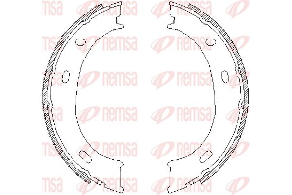Remsa Σετ Σιαγόνων φρένων, Χειρόφρενο - 4710.01