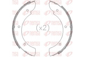 Remsa Σετ Σιαγόνων φρένων, Χειρόφρενο - 4711.00
