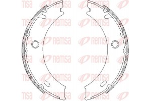 Remsa Σετ Σιαγόνων φρένων, Χειρόφρενο - 4714.01