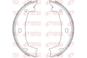 Remsa Σετ Σιαγόνων φρένων, Χειρόφρενο - 4715.00