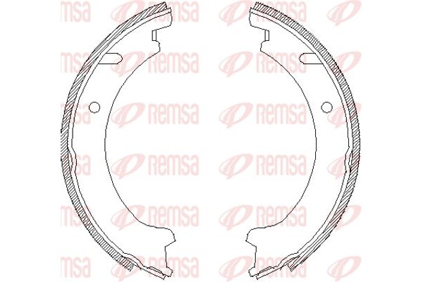 Remsa Σετ Σιαγόνων φρένων, Χειρόφρενο - 4721.00