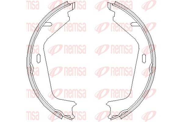 Remsa Σετ Σιαγόνων φρένων, Χειρόφρενο - 4726.00