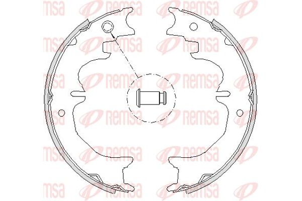Remsa Σετ Σιαγόνων φρένων, Χειρόφρενο - 4727.00
