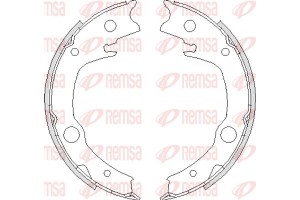 Remsa Σετ Σιαγόνων φρένων, Χειρόφρενο - 4729.00
