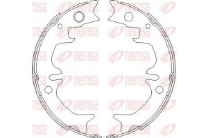 Remsa Σετ Σιαγόνων φρένων, Χειρόφρενο - 4731.00