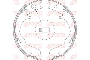 Remsa Σετ Σιαγόνων φρένων, Χειρόφρενο - 4734.00