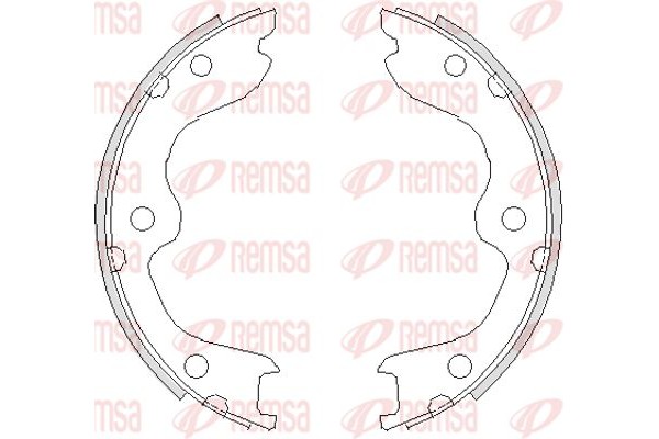 Remsa Σετ Σιαγόνων φρένων, Χειρόφρενο - 4738.00