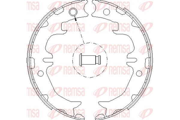 Remsa Σετ Σιαγόνων φρένων, Χειρόφρενο - 4742.00