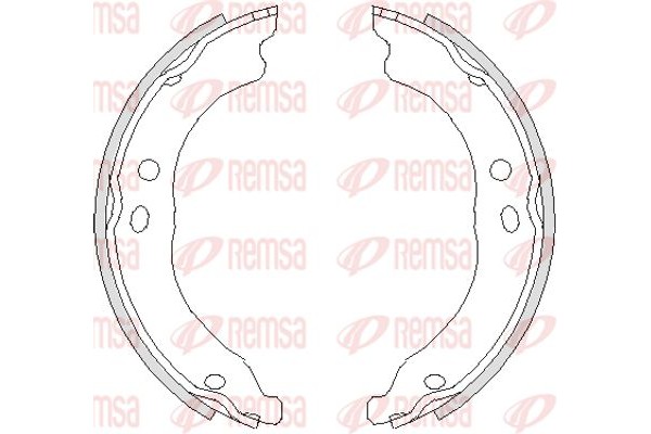 Remsa Σετ Σιαγόνων φρένων, Χειρόφρενο - 4750.00